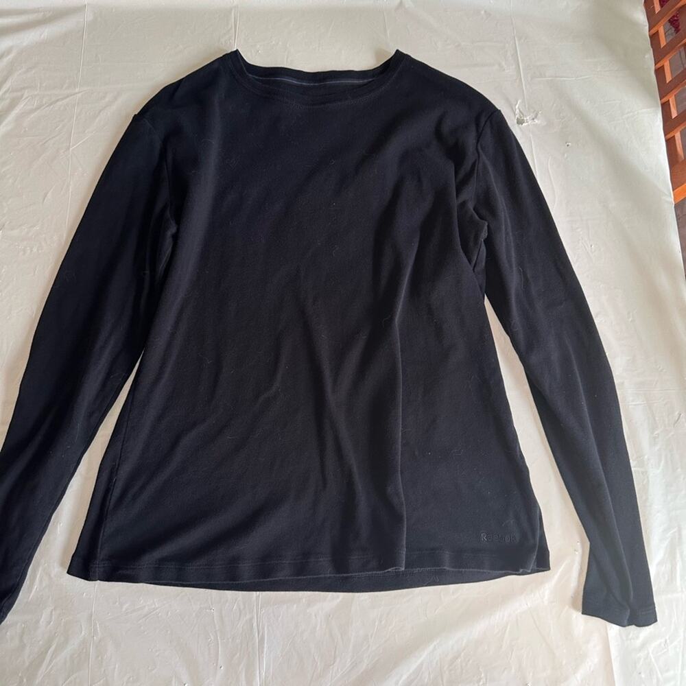 Reebok Black Long Sleeve Tee Shirt XL
